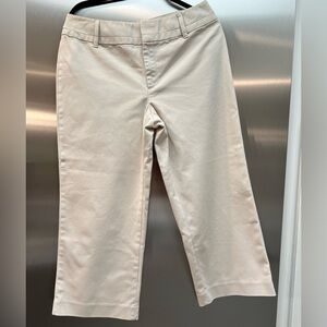 Banana Republic Ankle cropped (just above ankle length on 5’4”)
